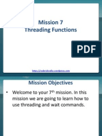 Mission 7 Threading Functions