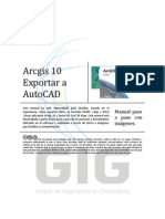 ArcGIS 10 - Exportar a Autocad Map