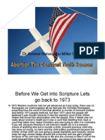 Abortion the Covienient Truth Sermon