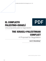 El Conflicto Palestino-Israeli Una Propuesta Para La Negociacion