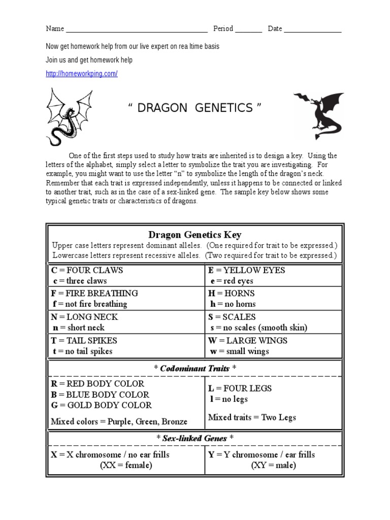 dragon-genetics-lab-principles-of-mendelian-genetics-answer-key-preview-answer-key-guidance-2021