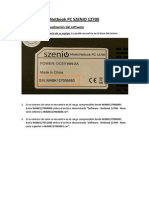 Actualiza software Netbook SZENIO 12700