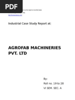 Industrial Case Study Report at