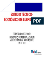 Estudio técnico-económico de lubricación retardadores Voith: Beneficio de cambiar aceite mineral a sintético