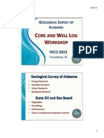 CORE AND WELL LOG WORKSHOP	   