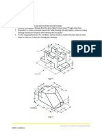 Orthographic Drawing Exercises