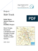 Slab Track - Delhi Metro