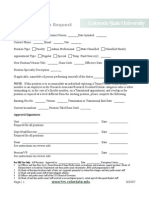 Form New Position Request
