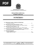 Edital de Ciência Politica - Seleção UFPE