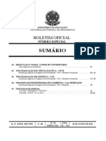 Edital de Ciência Politica - Seleção UFPE