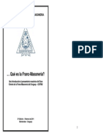 ¿Qué es la Francmasoneria? - Gofmu, Uruguay