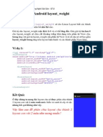 S D NG Layout Weight Trong Android