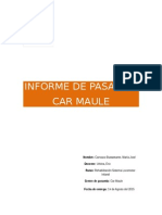 Informe de Pasantia Car Maule