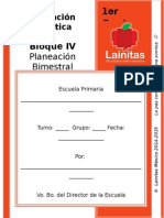 1er Grado - Bloque 4 - Educacion Artística