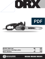  Worx Chainsaw Guide WG300 WG303 WG304 