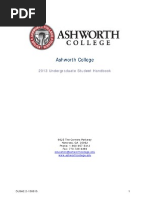 UG Student Handbook