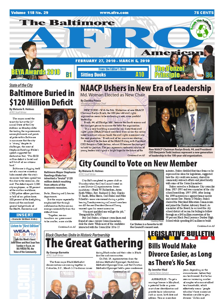 Baltimore afro american newspaper february 27 2010 pdf