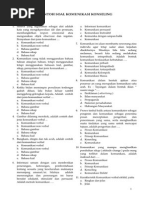 Contoh Soal Komunikasi Konseling Dalam Praktik Kebidanan