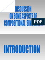 Discussion On Some Aspects of Compositional Simulation