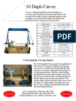 T-110 Dupli-Carver: T-110a Spindle Carving Option