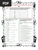 Possessive Adjectives (Homework)