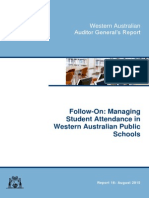 Follow On - Managing Student Attendance in Public Schools - Office of The Auditor-General