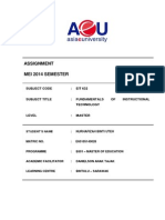 Fundamental of Instructional Technology - Assignment - Eit632 - Nurhafizah Binti Uteh - E60105140028 PDF