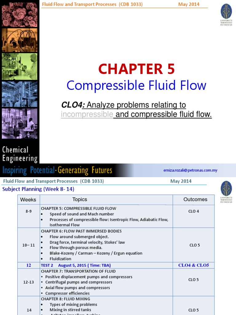 CHAPTER 05 Compressible Fluid Flow | PDF | Fluid Dynamics ...