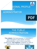 The Profile of Public Administrator