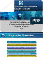 SPMIPT-Sistem Penjaminan Mutu Internal Perguruan Tinggi PDF