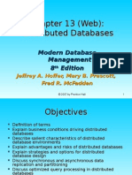 Chapter 13 (Web) : Distributed Databases