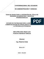 Tesis Importacion Porcelanato PDF