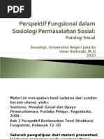 Download Perspektif Fungsional Dalam Sosiologi Permasalahan Sosial by umar_b SN27511577 doc pdf