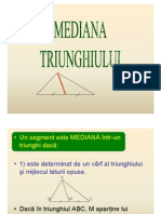 Cum Demonstram Medianatriunghiului