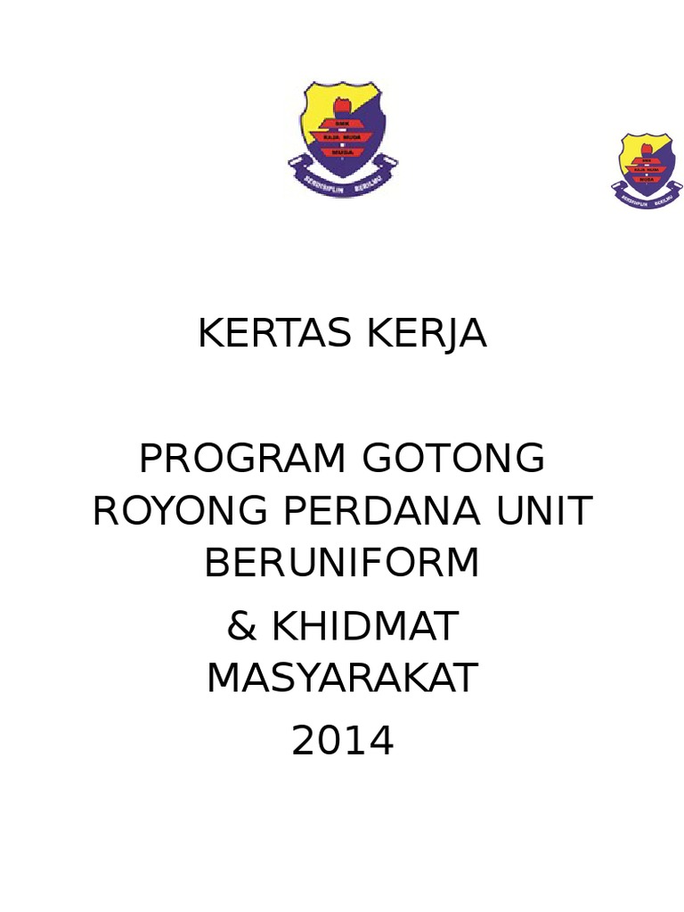 Kertas Kerja Gotong Royong  PDF