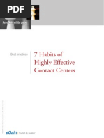 Egain Whitepaper 7habits Effective Contact Centers