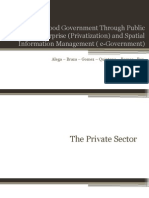 Enhancing Good Government Through Public Enterprise (Privatization) and Spatial Information Management (E-Government)