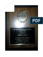 Joseph Livermore Service Award