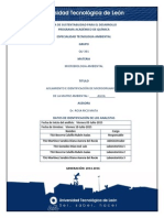 Reporte Microbiologico de Agua