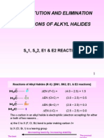 Substitution and Elimination Reactions of Alkyl Halides: S 1, S 2, E1 & E2 Reactions