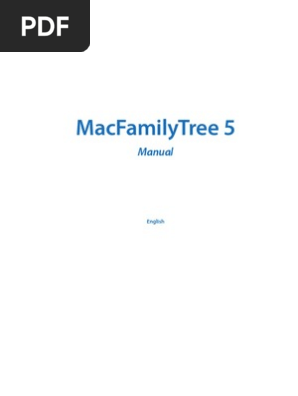 Mac Family Tree User Guide