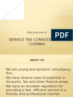 Service Tax Consultants in Chennai