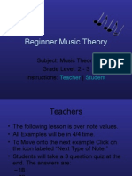 Beginner Music Theory Note Values