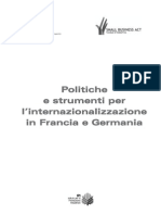 Politiche e Strumenti Internazionalizzazione Francia e Germania