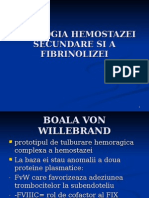 4.Patologia Hemostazei Secundare Si Fibrinolizei Modificata