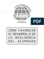 Favorecer El Desarrollo Intelectual Del Alumno_Ampe