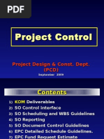 Projects Control FEED