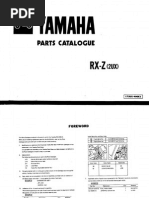 Yamaha RXZ Manual and Diagrams | PDF