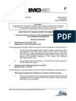 MSC 95-WP.4 - Provisional Terms of Reference For The Working and Drafting Groups To Be Established Durin... (Chairman)