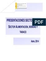 Presentaciones Sectoriales Sector Alimentación, Bebidas y Tabaco